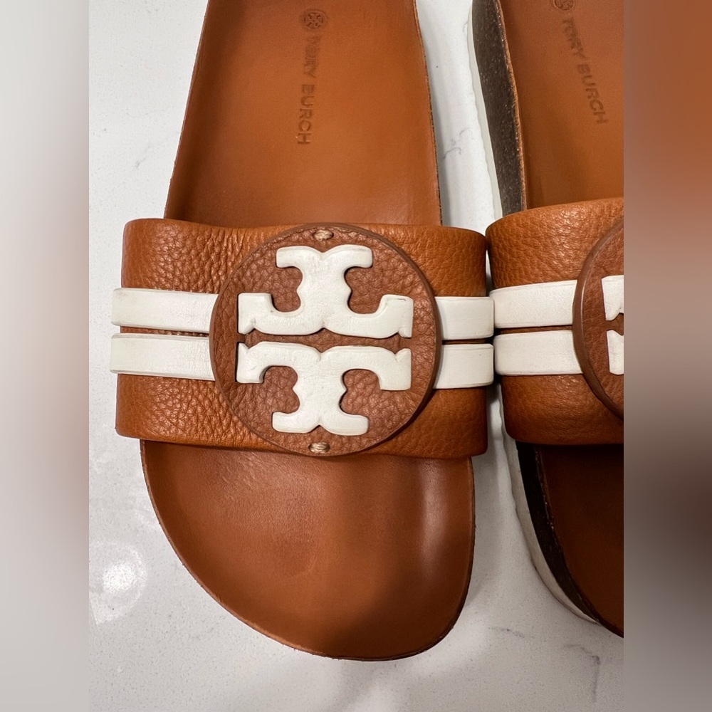 Tory Burch Leigh Anatomic Slides. Size 8. Great condition!